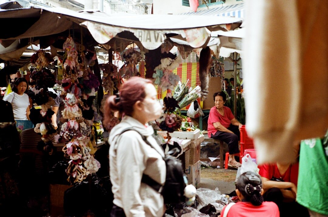 community market scene