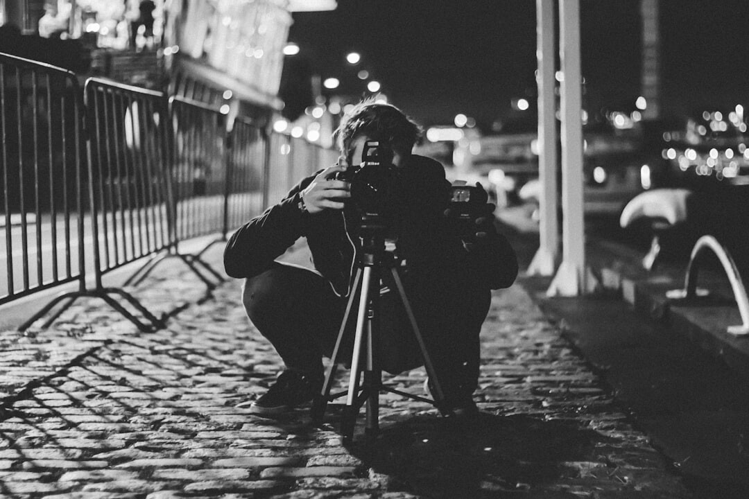 documentary photographer in action